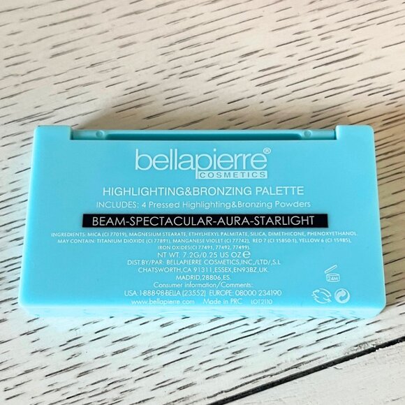 BellaPierre Highlighter & Bronzer Palette Highlighting Bronzing Pressed Powders - Picture 4 of 4